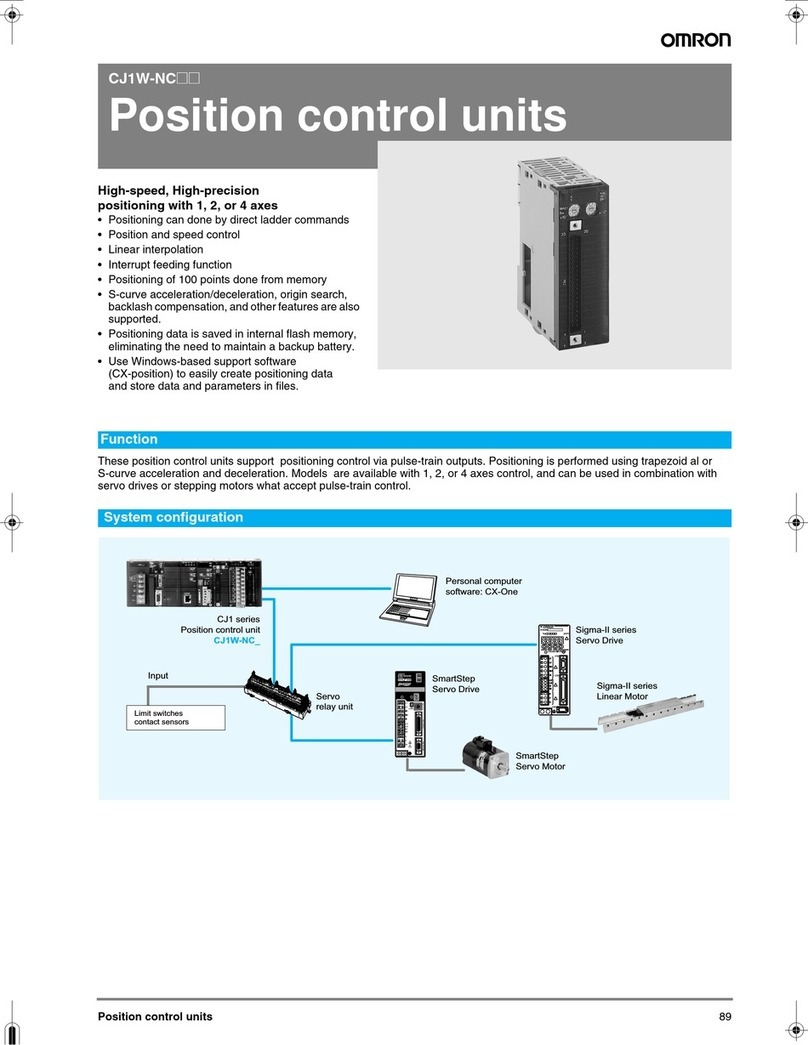 Omron SYSMAC CJ1W-NC113 User manual