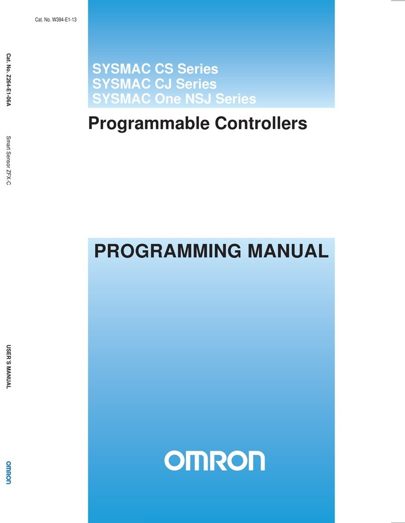 Omron CJ - PROGRAMMING  08-2008 Owner's manual