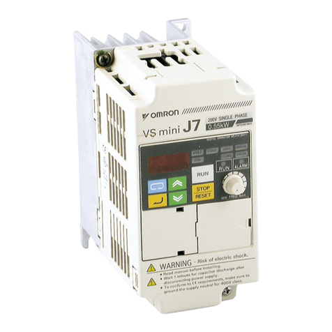 Omron CIMR-J7AZ - QUICK User manual