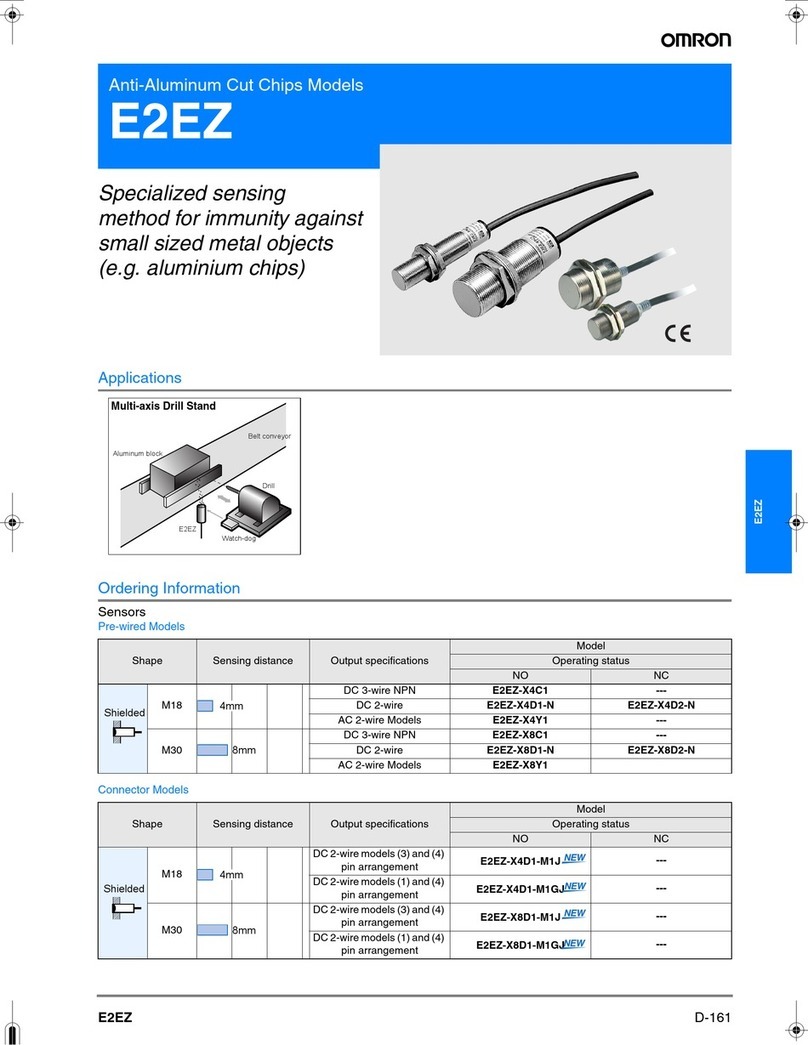 Omron E2EZ datasheet