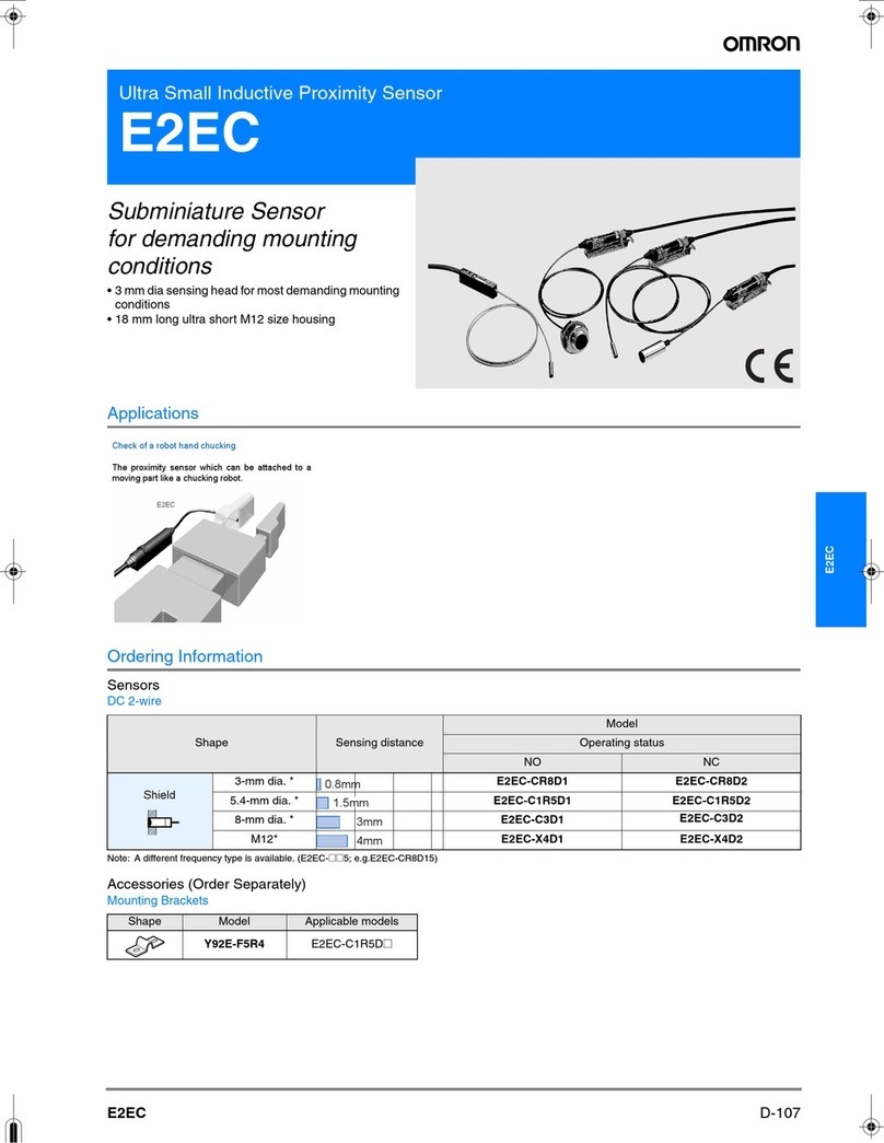 Omron E2EC - User manual