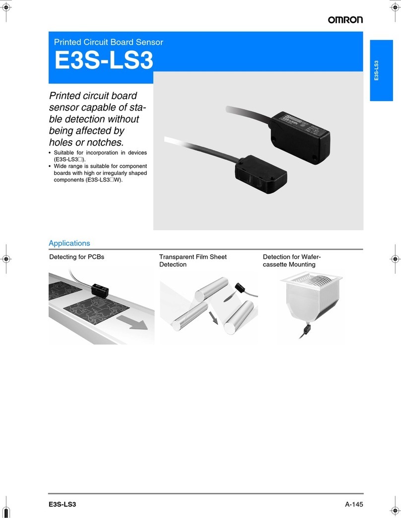 Omron E3S-LS3 User guide