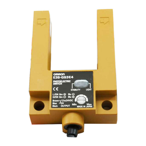 Omron E3S-G User manual