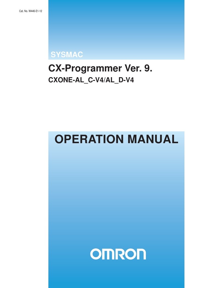 Omron CX-PROGRAMMER V9 User manual