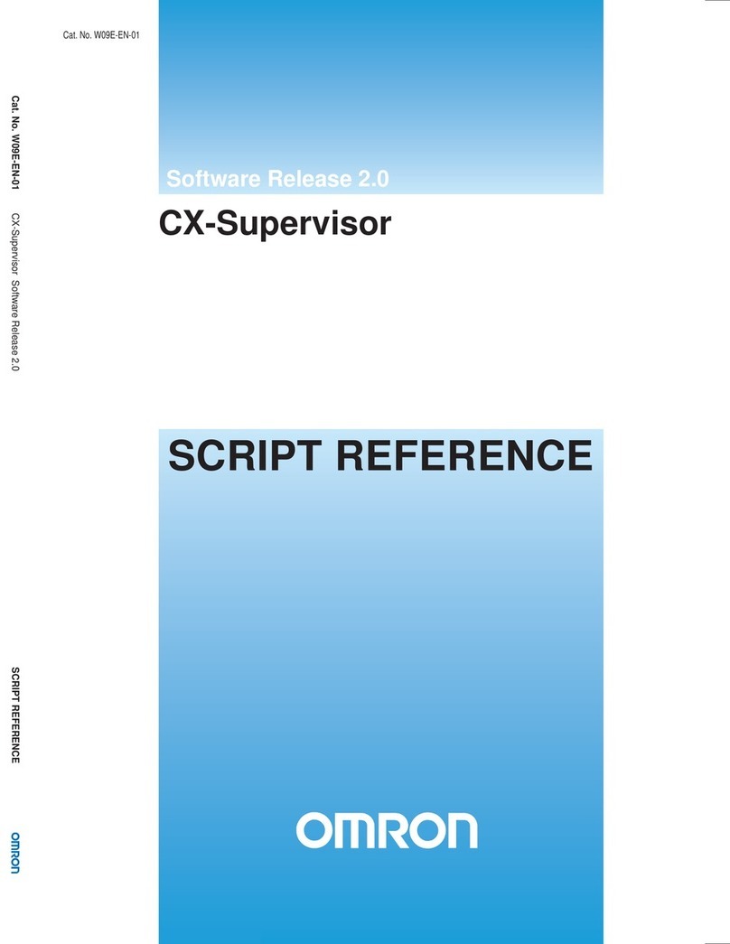 Omron CX-SUPERVISOR - SCRIPT REFERENCE REV2.0 reference guide