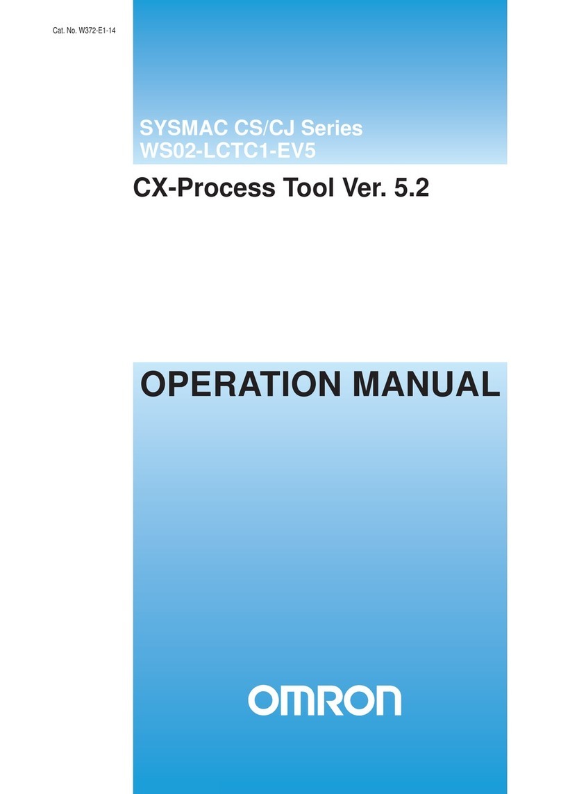 Omron CX-PROCESS TOOL V5.2 - REV 10-2010 User manual