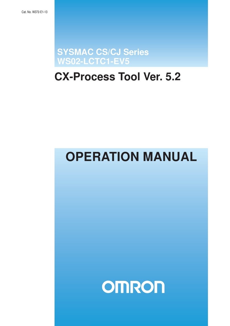 Omron CX-PROCESS TOOL V5.2 - 12-2009 User manual Omron CX-PROCESS TOOL V5.2 - 12-2009 User manual