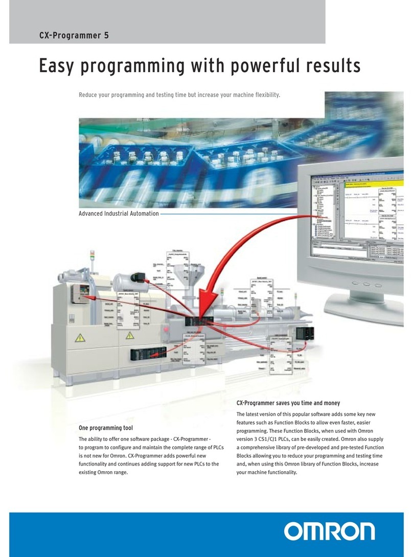 Omron CX-PROGRAMMER 5 brochure