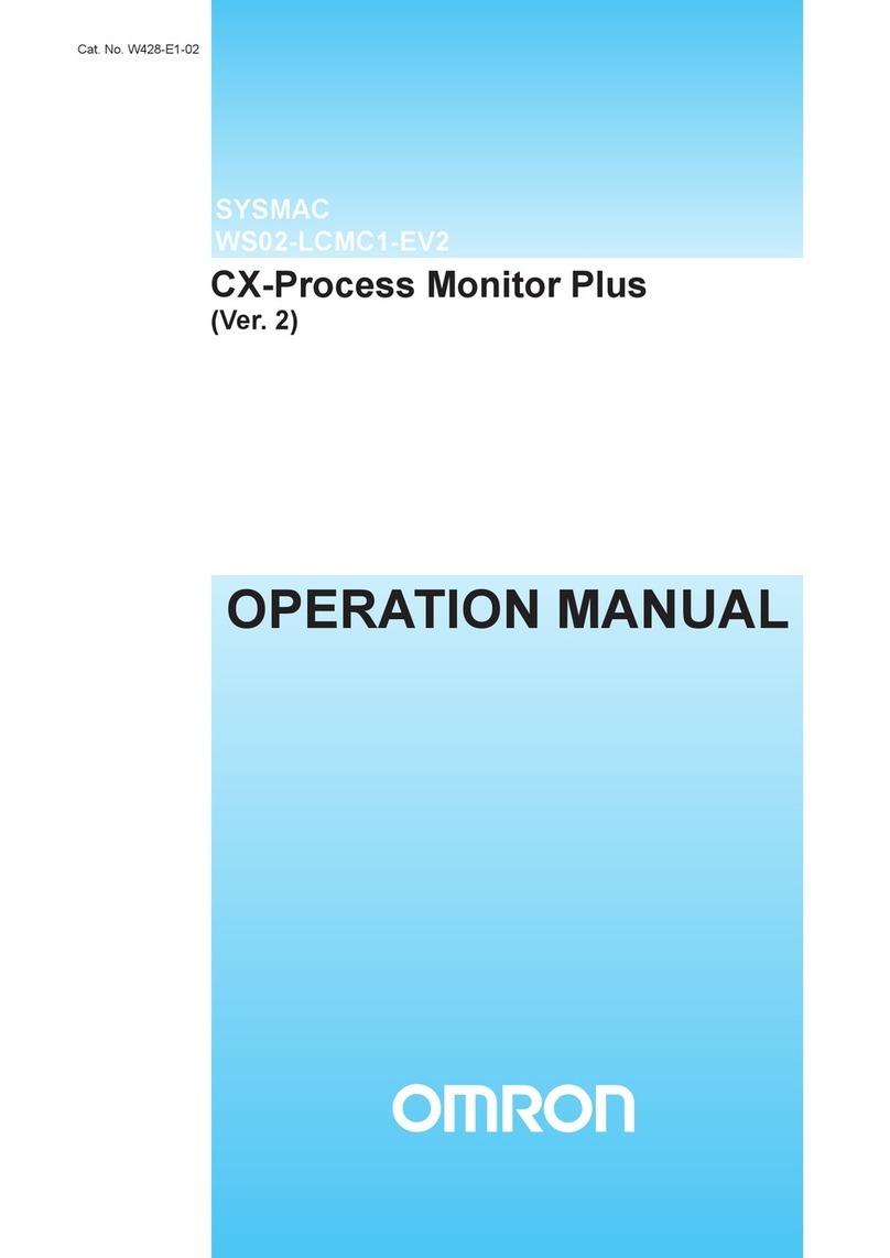 Omron CX-PROCESS MONITOR PLUS V2 - 01-2007 Operation manual