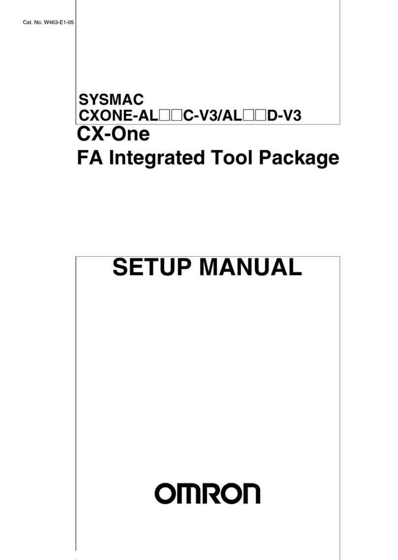 Omron CX-ONE - SETUP 02-2009 Setup manual Omron CX-ONE - SETUP 02-2009 Setup manual