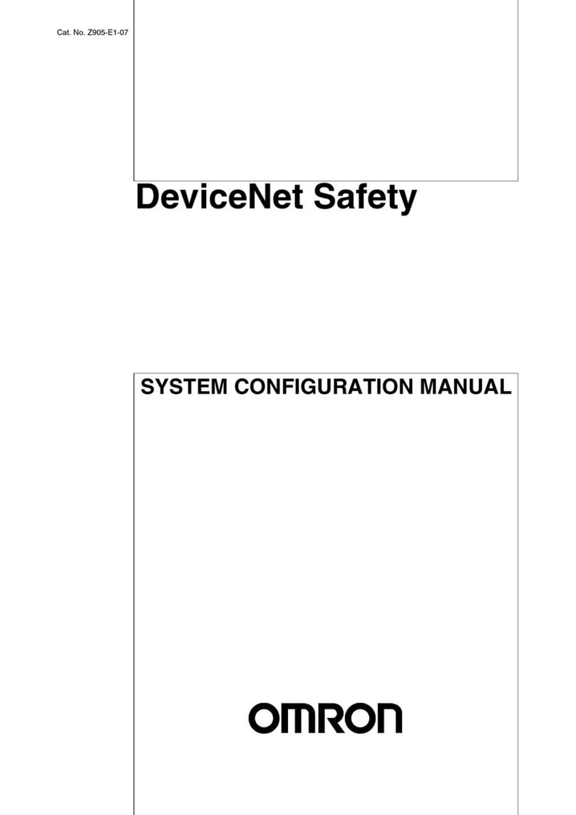 Omron DEVICENET SAFETY - SYSTEM CONFIGURATION... System configuration guide