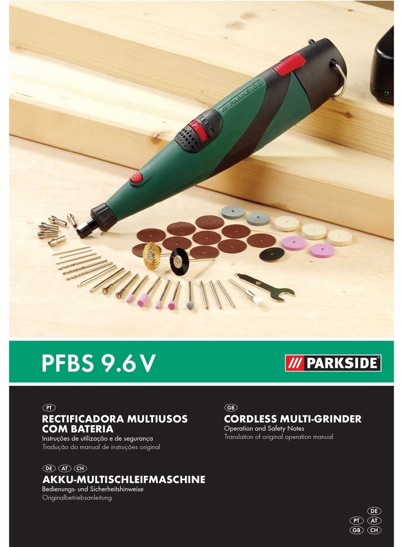 Parkside PFBS 9.6 V -  5 Operation and safety notes