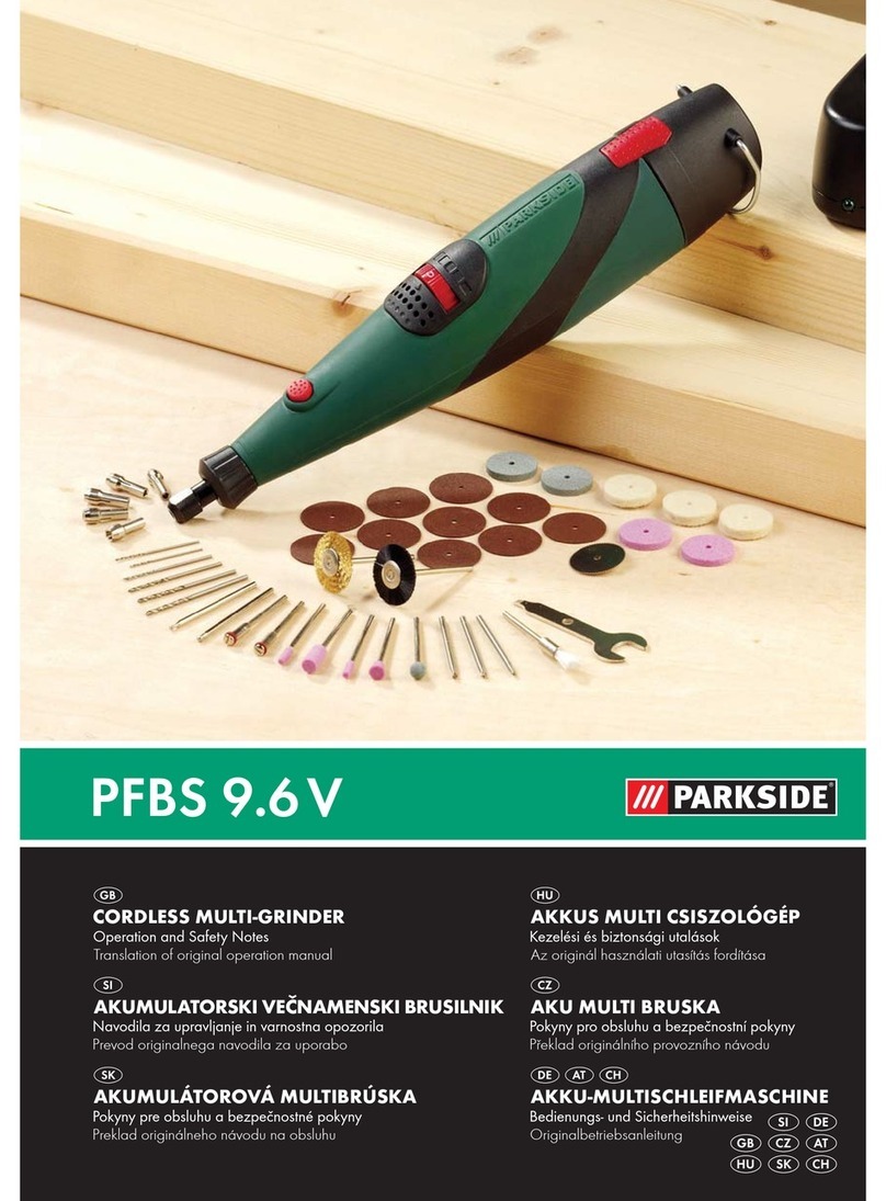 Parkside PFBS 9.6 V -  2 Operation and safety notes