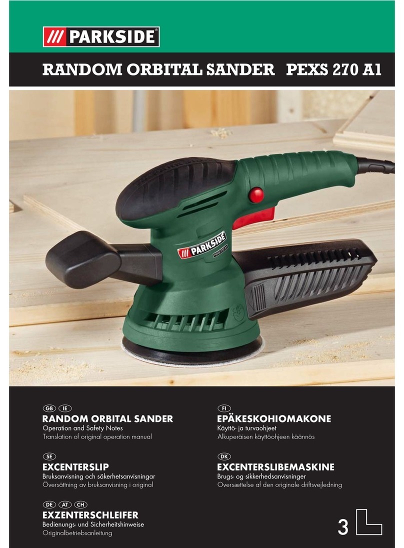 Parkside PEXS 270 A1 -  3 Operation and safety notes