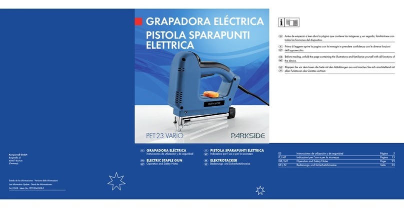 Parkside PET 23 VARIO Operation and safety notes