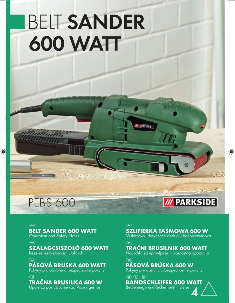 Parkside PEBS 600 -  3 User manual