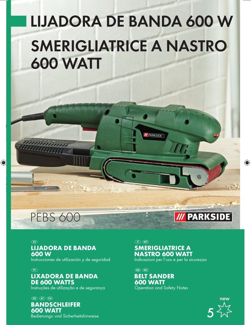 Parkside PEBS 600 -  2 Operation and safety notes