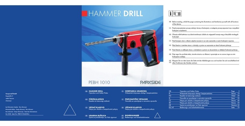 Parkside PEBH 1010 -  2 User manual