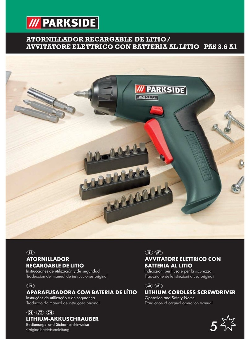Parkside PAS 3.6 A1 User manual