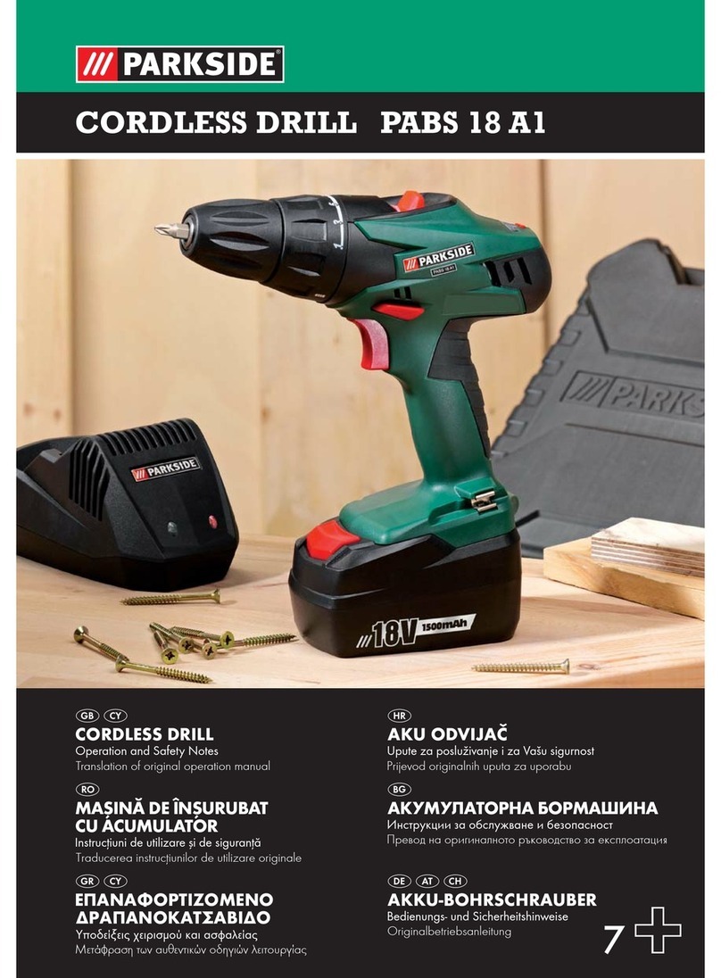 Parkside PABS 18 A1 manual
