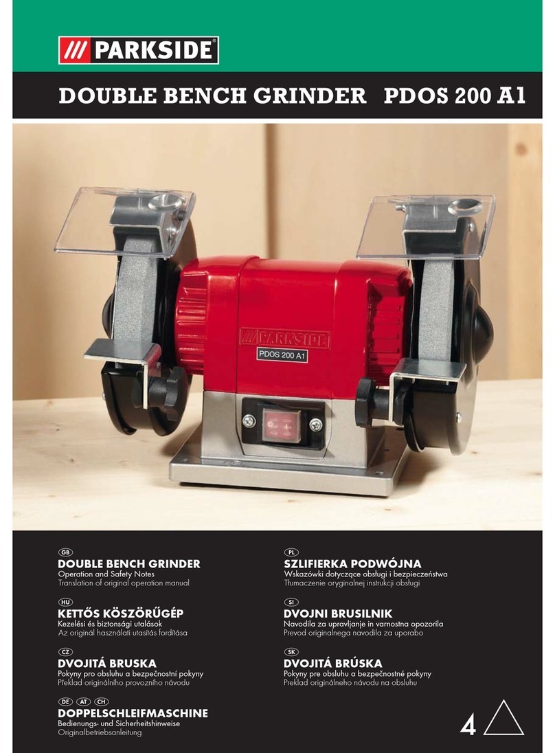Parkside PDOS 200 A1 -  4 Operation and safety notes