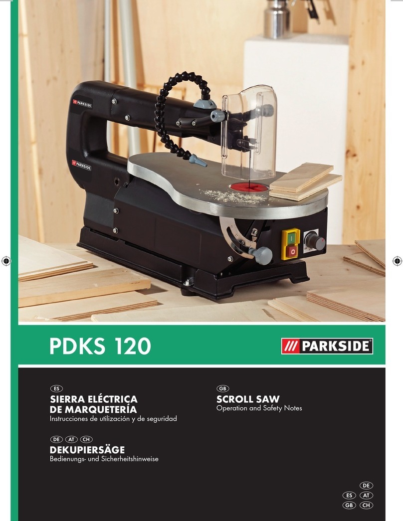 Parkside PDKS 120 - MANUAL 3 Operation and safety notes