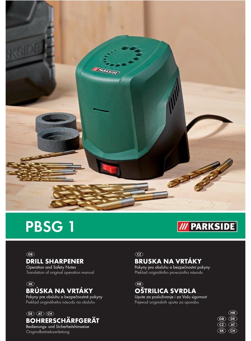 Parkside PBSG 1 Operation and safety notes