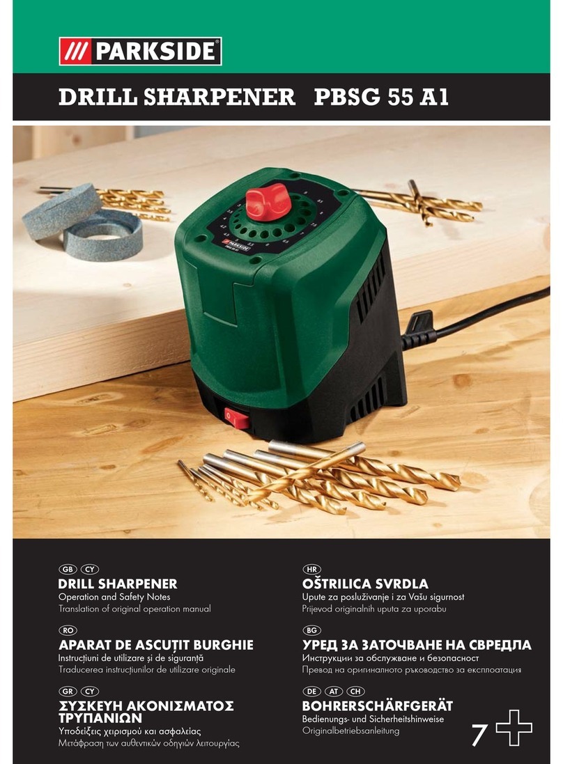 Parkside PBSG 55 A1 manual