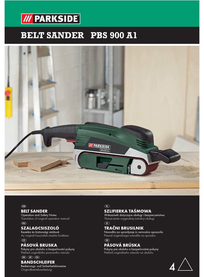 Parkside PBS 900 A1 Operation and safety notes