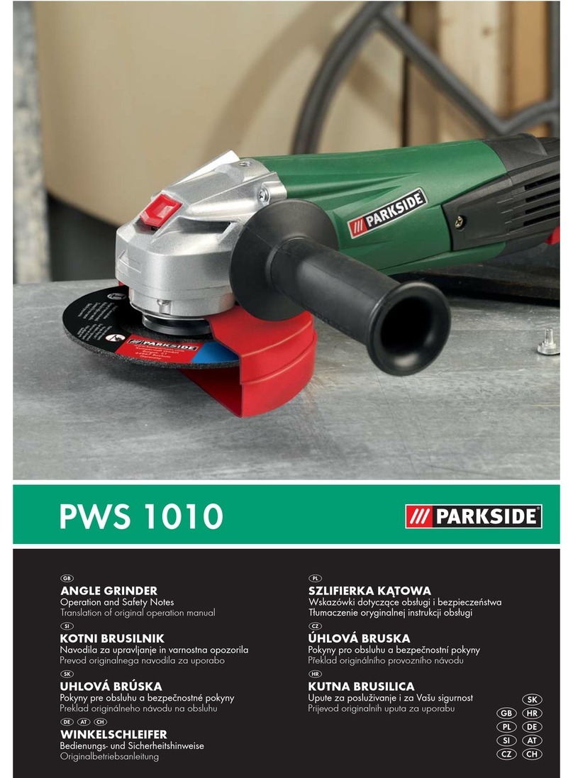 Parkside PWS 1010 - MANUEL 2 User manual
