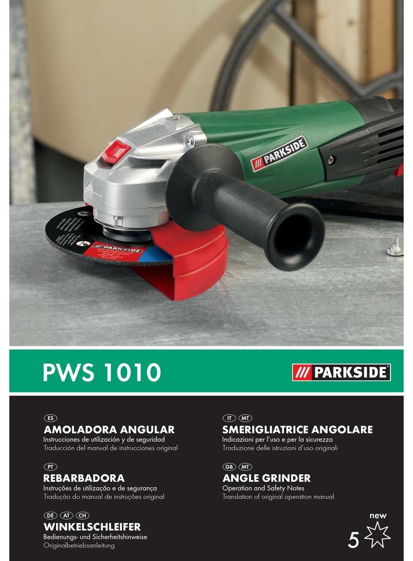 Parkside PWS 1010 - MANUEL 2 Operation and safety notes