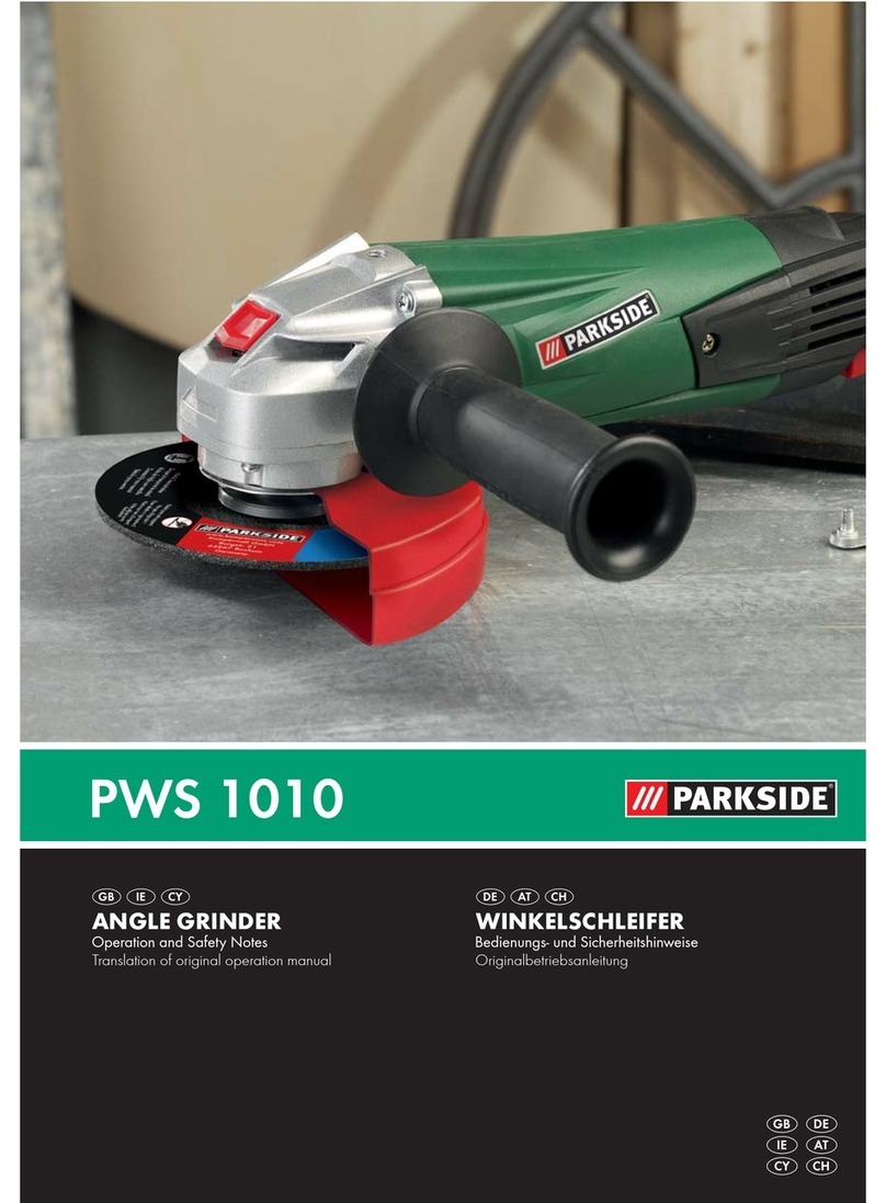 Parkside PWS 1010 Operation and safety notes