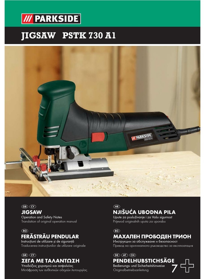 Parkside PSTK 730 A1 User manual