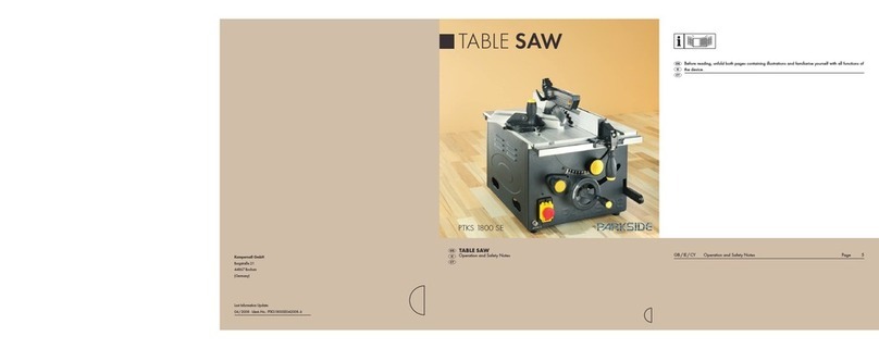 Parkside PTKS 1800 SE User manual