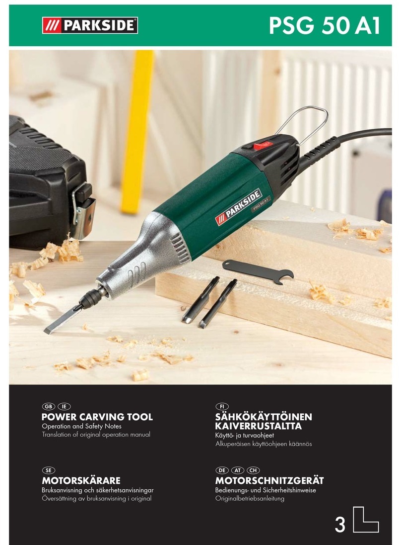 Parkside PSG 50 A1 Operation and safety notes