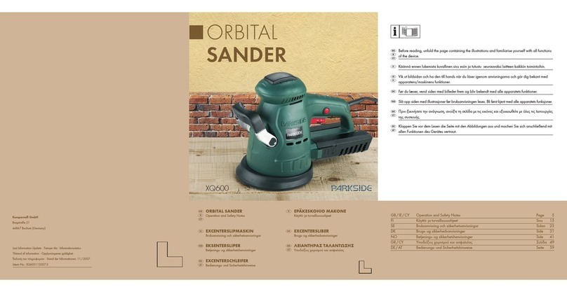 Parkside XQ 600 - MANUAL 2 User manual
