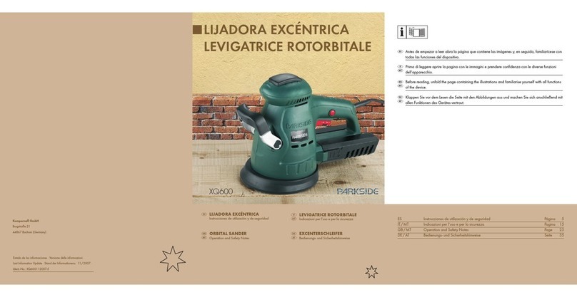 Parkside XQ 600 - MANUAL 2 User manual