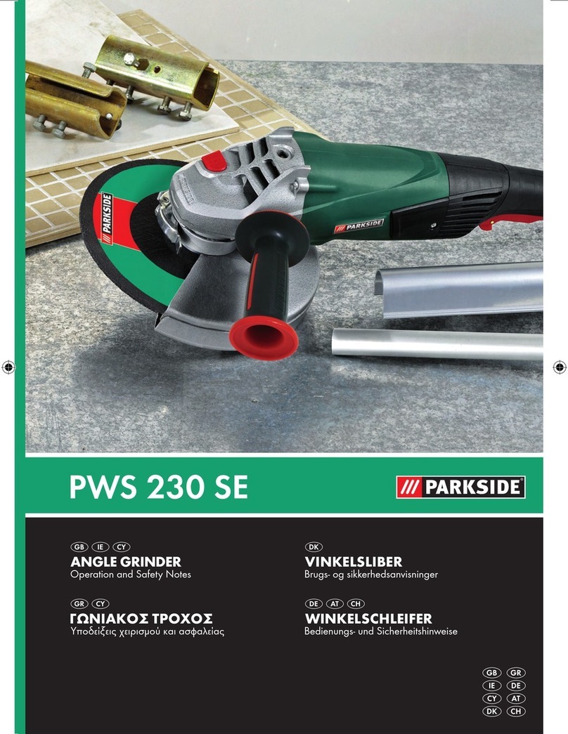 Parkside PWS 230 SE User manual