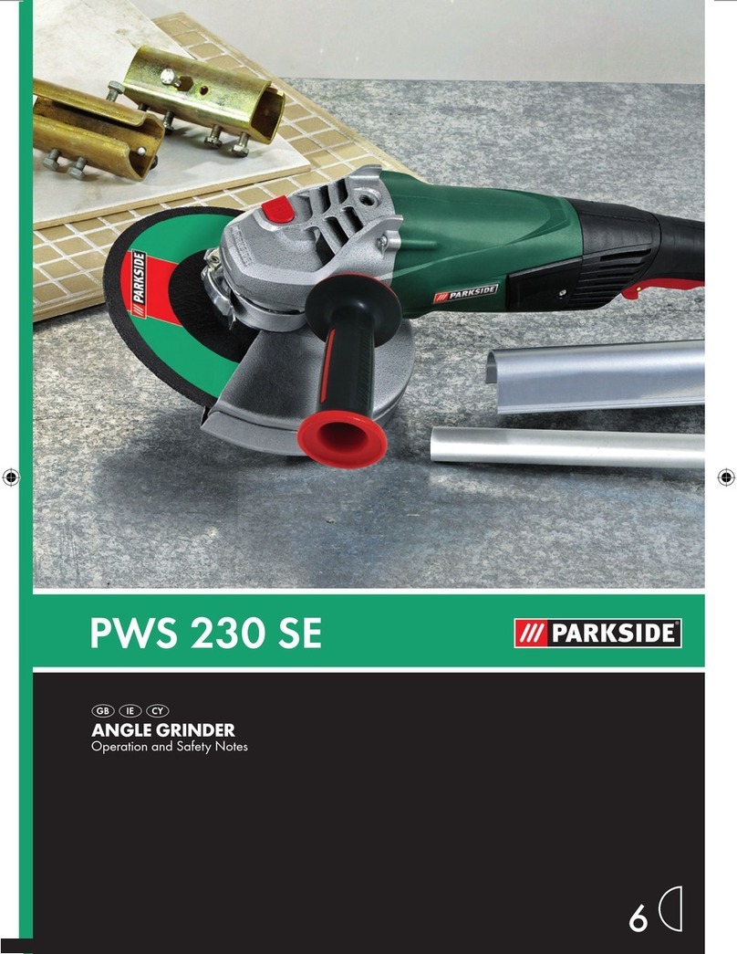 Parkside PWS 230 SE User manual