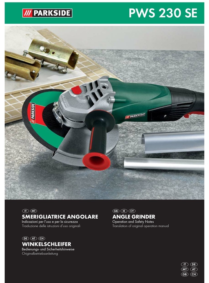 Parkside PWS 230 SE User manual