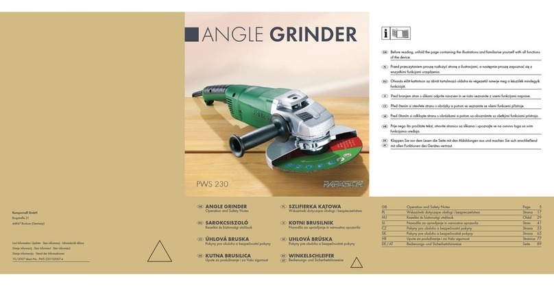 Parkside PWS 230 User manual