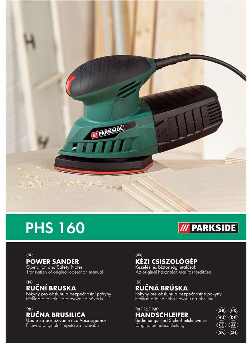 Parkside PHS 160 User manual