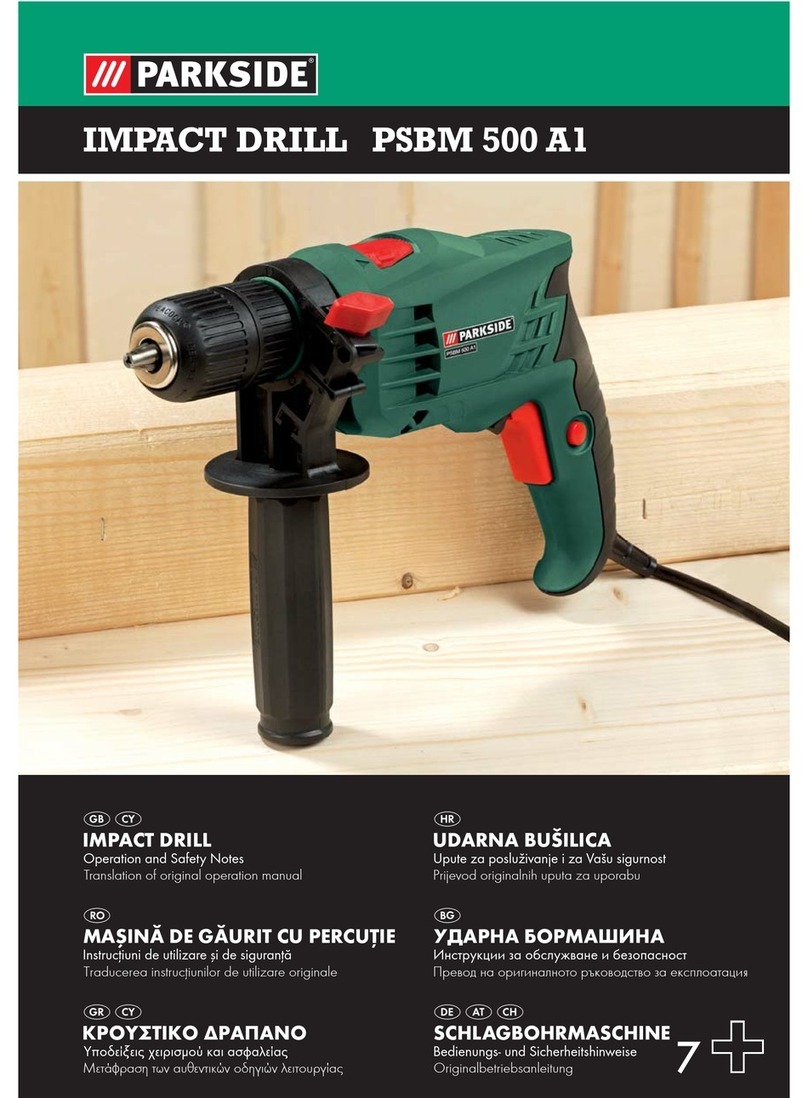 Parkside PSBM 500 A1 -  7 manual