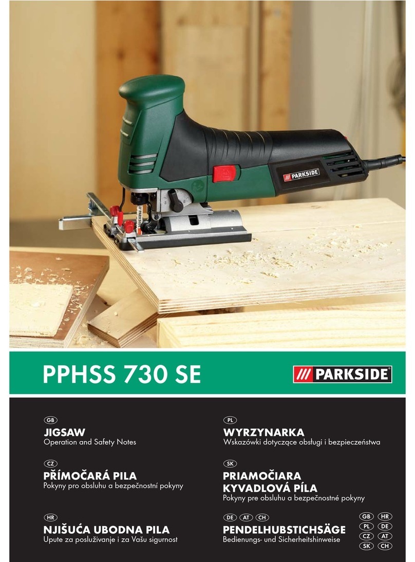 Parkside PPHSS 730 SE User manual