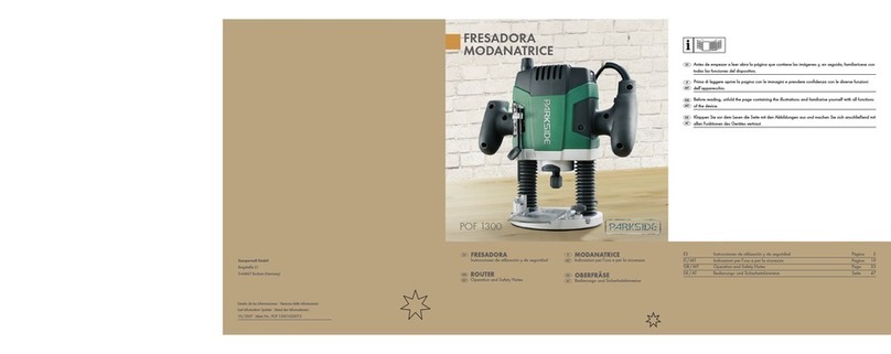 Parkside POF 1300 User manual