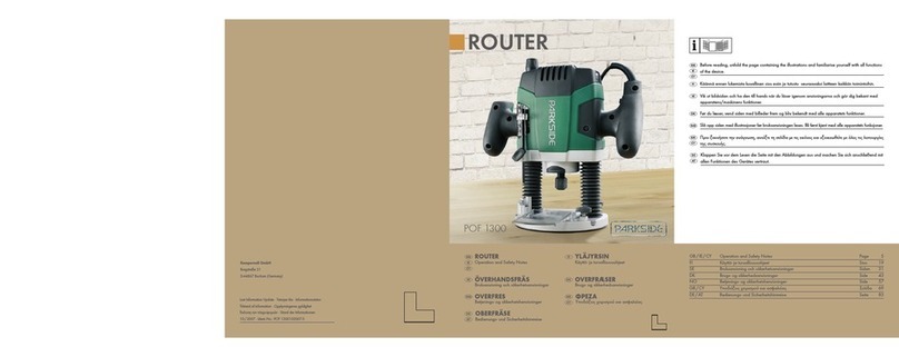 Parkside POF 1300 User manual