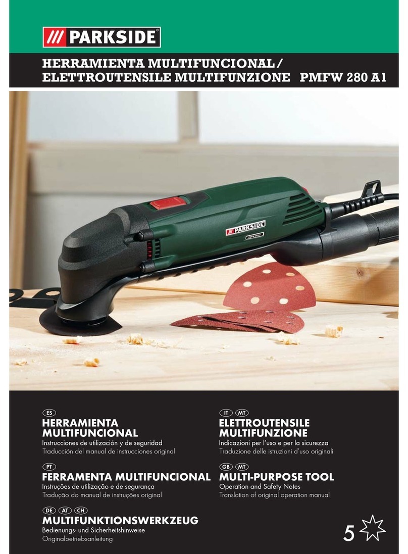 Parkside PMFW 280 A1 -  5 Operation and safety notes