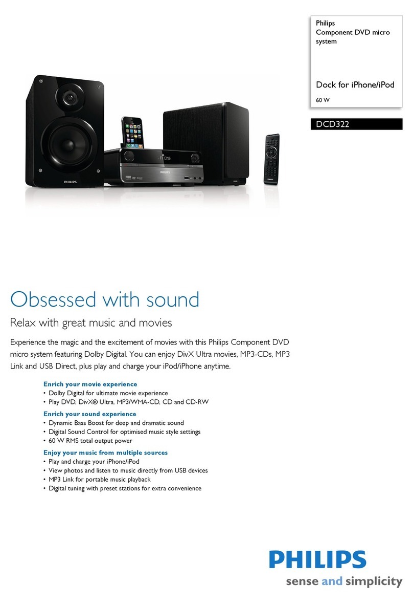 Philips DCD322 User manual