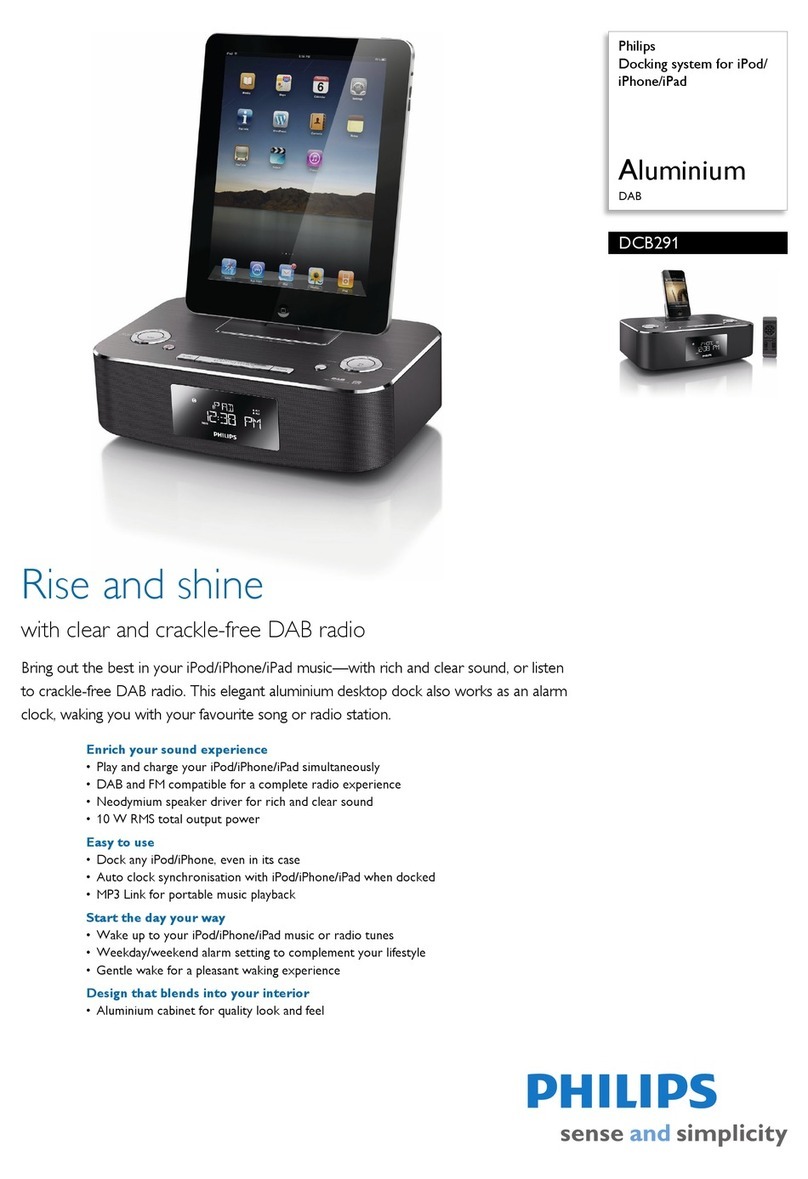 Philips DCB-291 User manual