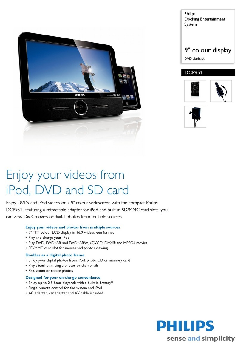 Philips DCP951 User manual Philips DCP951 User manual